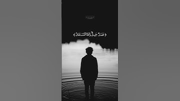فصبر جميل والله المستعان على ما تصفون [ يوسف: 18] سورة : يوسف