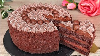 My husband's favorite chocolate cake! He asks me to do this every weekend!