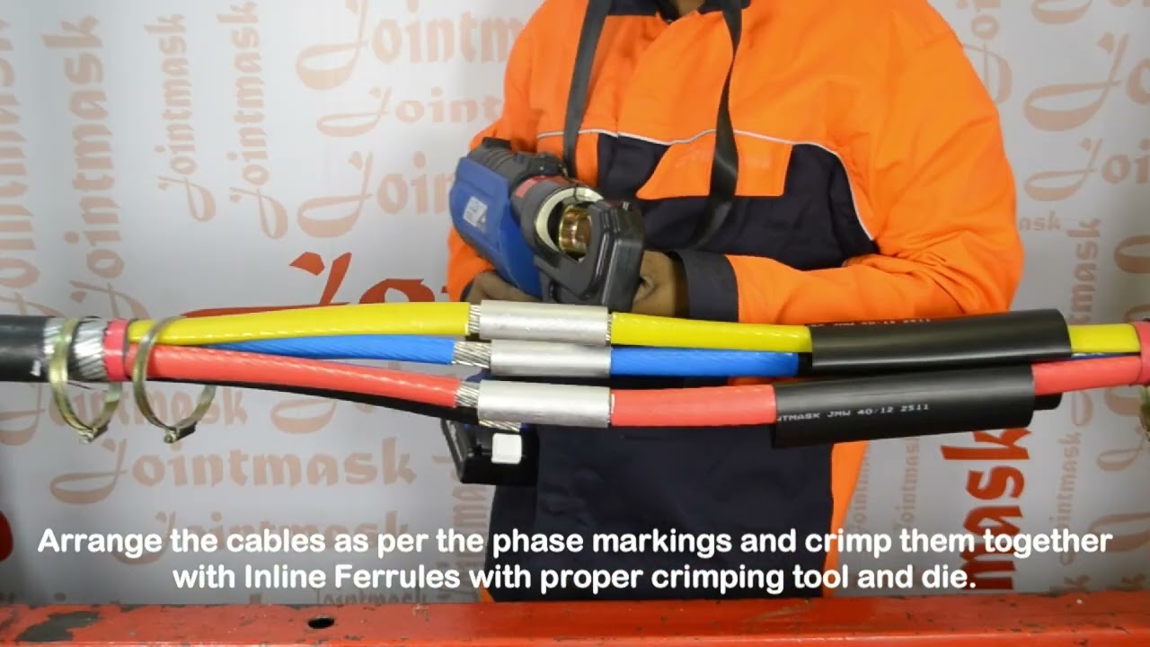 Installation Video- Heat shrinkable straight through joint for 1.1kv 3.5/4 core
