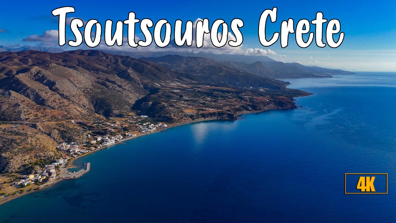 🇬🇷 Исследование и прогулка по Цуцуросу на Крите, где зимой в основном солнечно и тепло.