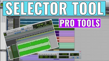 How to use the Selector Tool in Pro Tools -- OBEDIA.com Avid Pro Tools Training & Tech Support