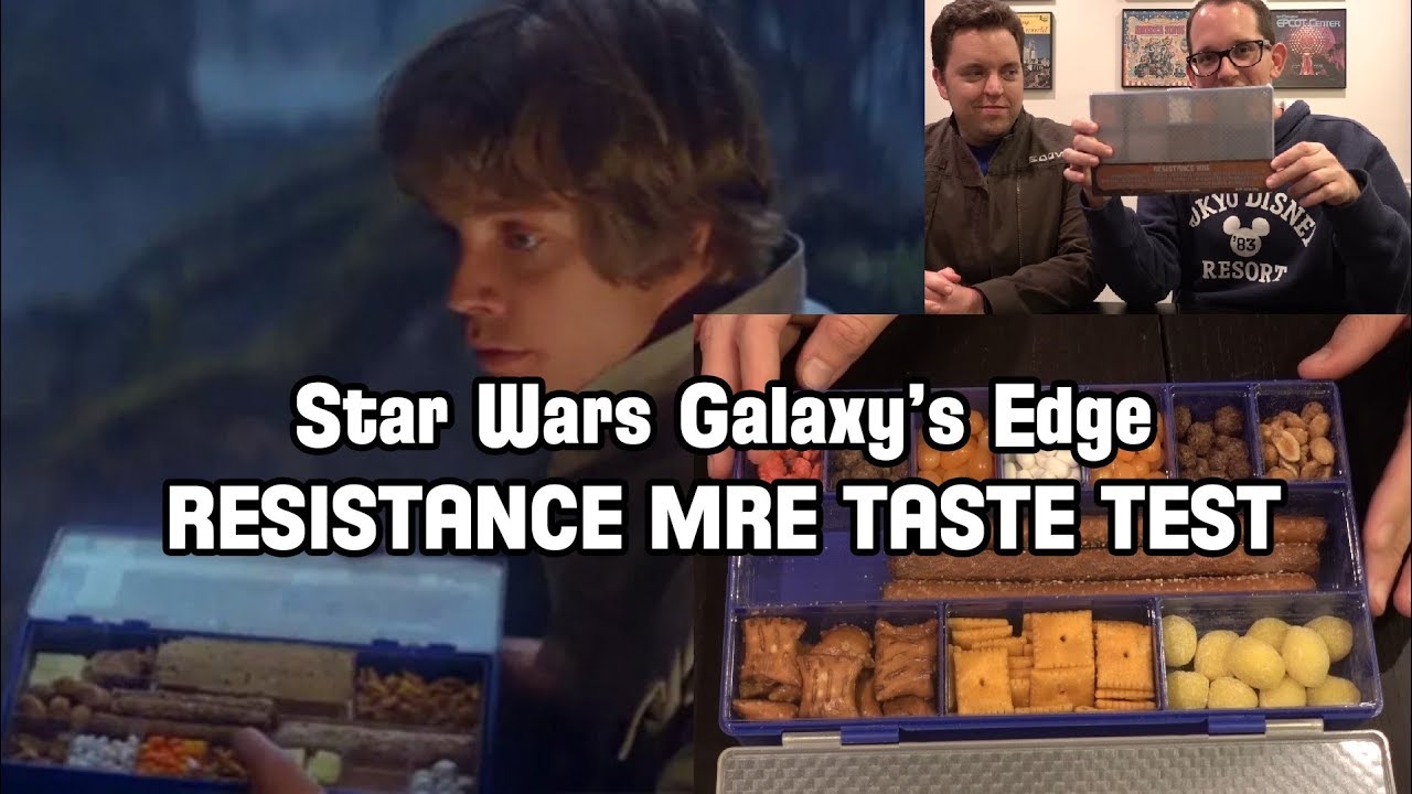 Star Wars Galaxy's Edge RESISTANCE MRE Review & Taste Test - YouTube