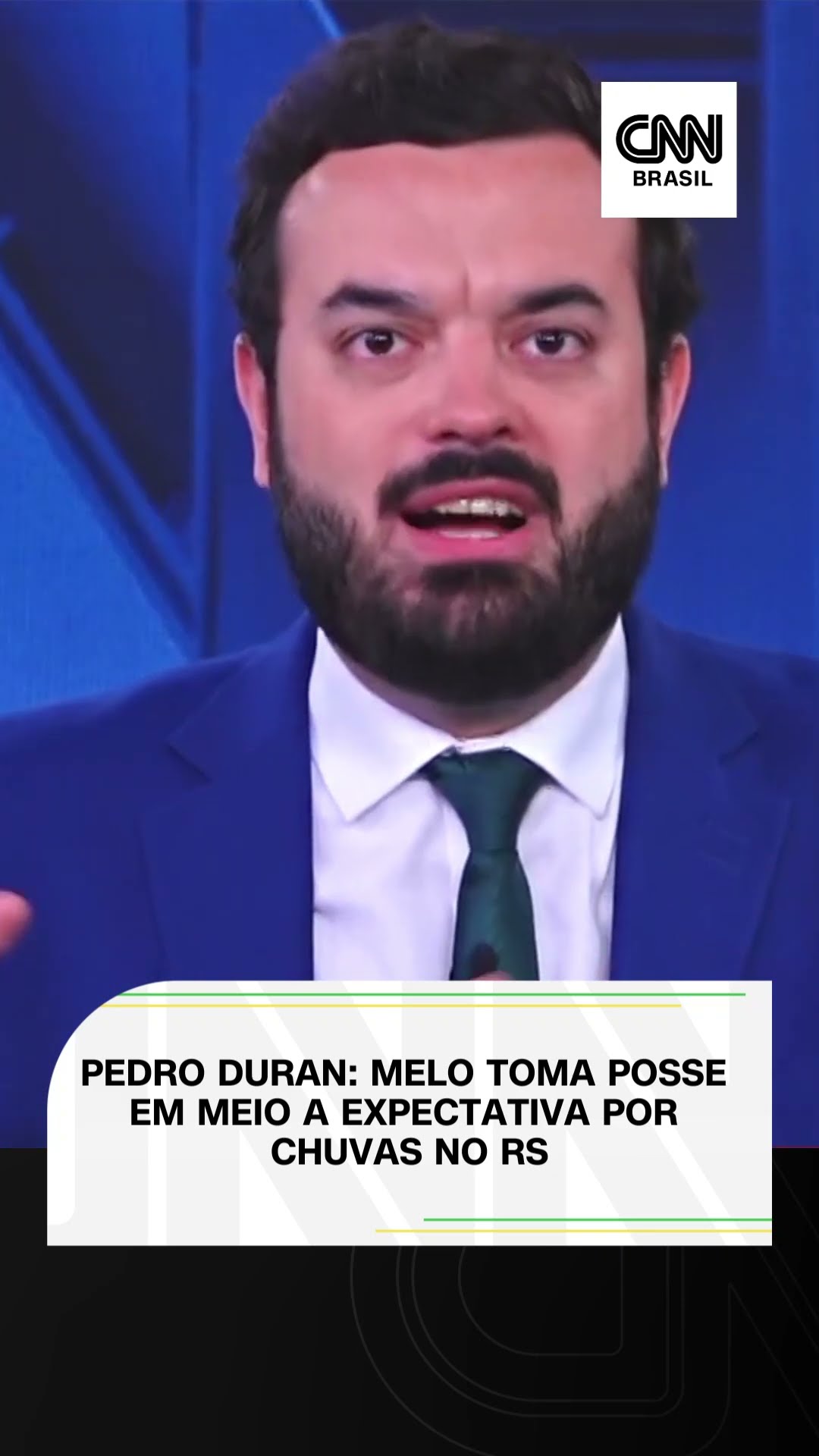 Pedro Duran: Melo toma posse em meio a expectativa por chuvas no RS | CNN Brasil #shorts