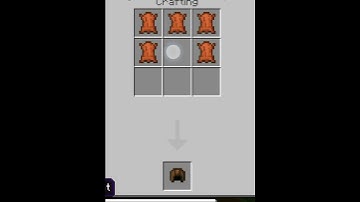 How to craft saddle in minecraft. #shorts