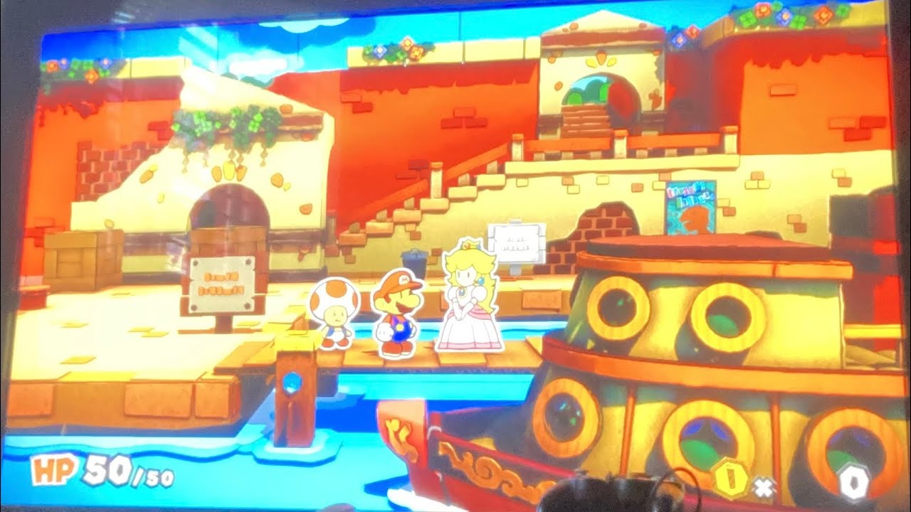 Paper mario colour splash pt 1 port prisma 