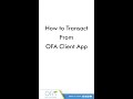 How to transact from ofa client app
