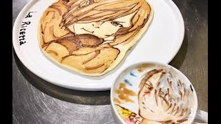 ラテアート パンケーキアートで ユーリ On Ice もはや芸術的なグルメアートの世界を御覧ください Pouch ポーチ