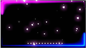 Kinemaster new Black screen Heart particles video Effect  Download avee player Tamplate black screen