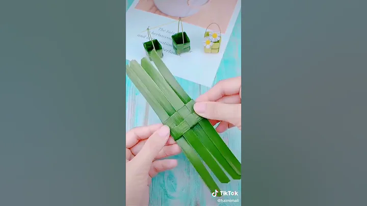 How to make basket from coconut leaves