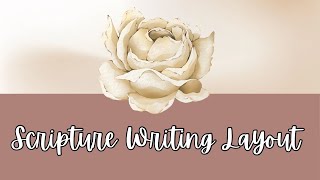 Organizing Your Bible Time| Monthly Scripture Writing Setup #faithandscripture #scripturewriting
