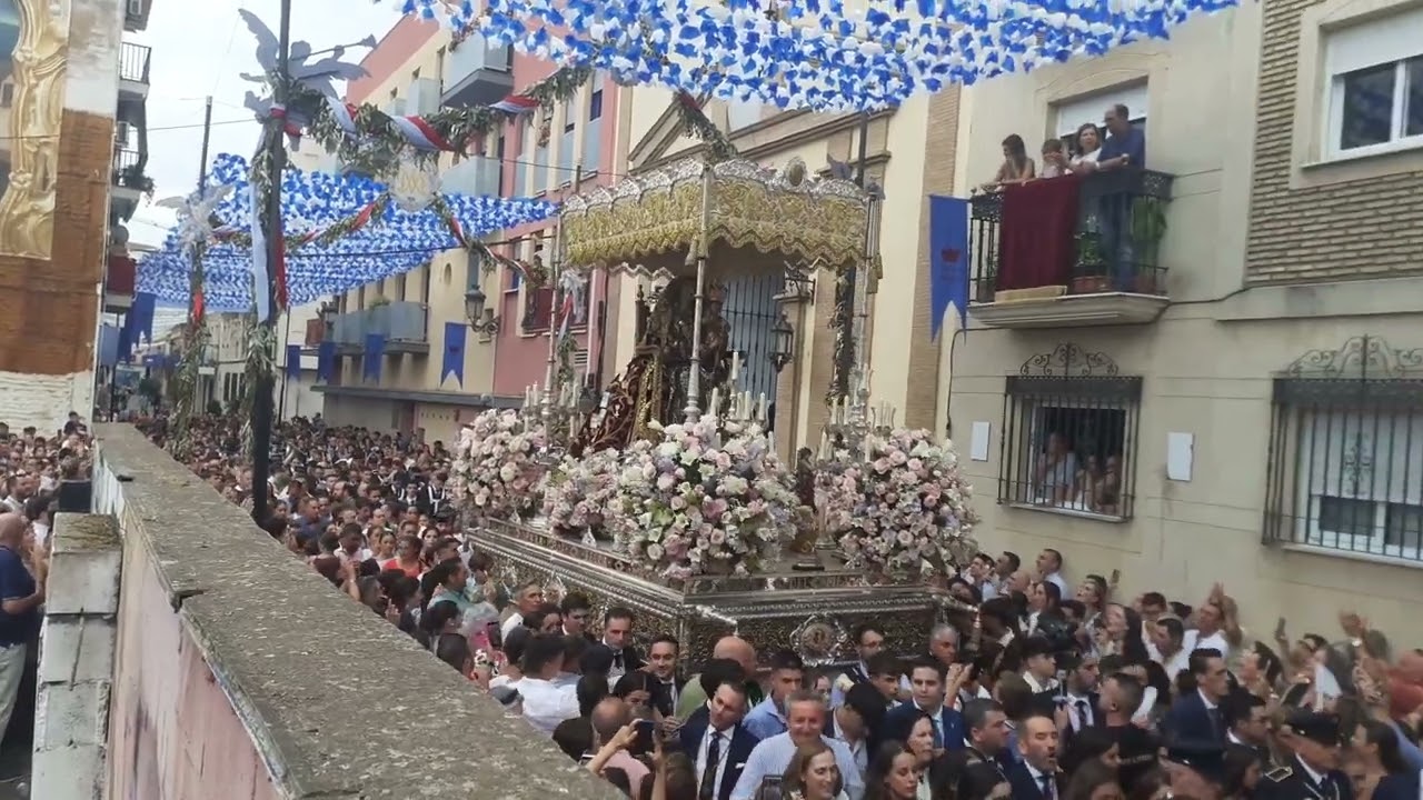 Salida de la Virgen de la Bella de Lepe Magna Mariana 2025