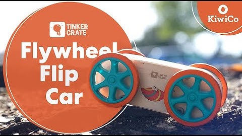 Engineer a Flywheel Flip Car | Tinker Crate Project Instructions | KiwiCo