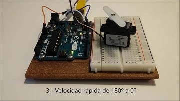Arduino 2: Aplicar diferentes velocidades de giro a un servo