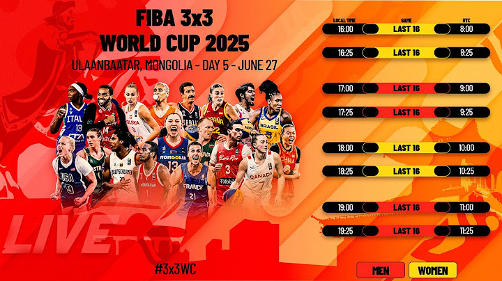 LIVE 🔴 FIBA 3x3 World Cup 2025 | Day 5 | #3x3Basketball