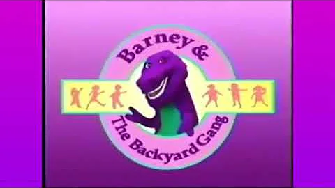 Barney & The Backyard Gang Theme Song piano instrumental cover (My Version)