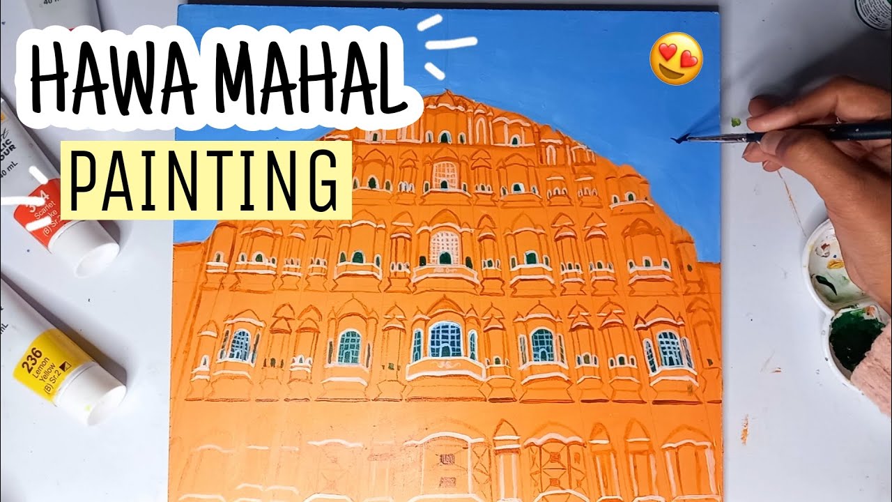 Hawa Mahal, Pink Wind Palace, Jaipur, India Canvas Print by Lyman Creative  Co | Society6