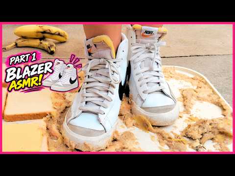 Nike Blazer ASMR 👟 | Bread Carpet Sound & Texture Test | PART 1