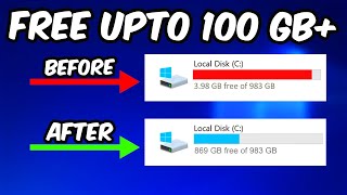 5 WAYS to FREE UP STORAGE in Windows 10 & 11 (Upto 100+ GB)