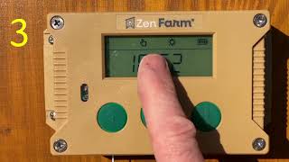 8 programmations simples du portier automatique Zen Farm boutons verts