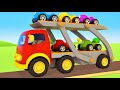 Full episodes of Helper cars cartoons for kids. Colored racing cars for kids &amp; tow trucks for kids.