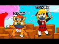 ¡MINECRAFT PERO NOS CONVERTIMOS EN NINJAS! 😱 🐱‍👤 🔥|  SRGATO X FLOR EN UN DÍA SIENDO NINJAS!