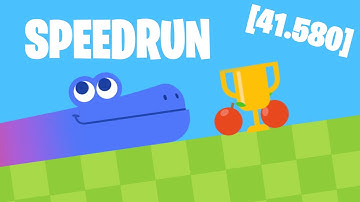 Google Snake 25 Apples Speedrun [41.580]