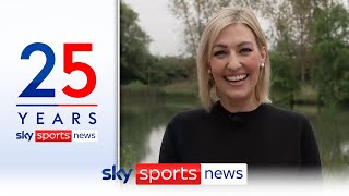 Kelly Cates speaks about being a part of the very first broadcast | 25 Years of Sky Sports News