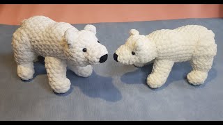 МК по вязанию белого медведя