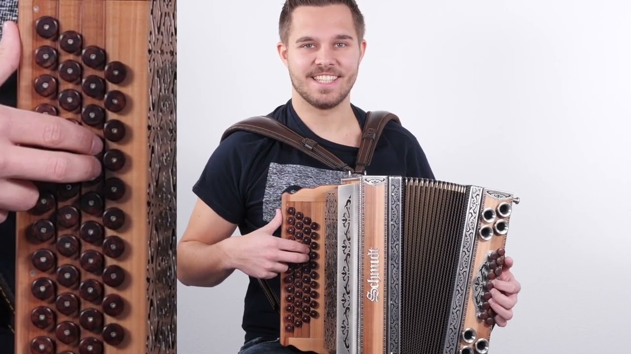 Zwoa Bleamal stehn am Wiesenrand | Lernvideo | Steirische Harmonika