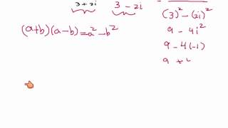 Solution to problem 19C, Take home test 3, Intermediate algebra -Divide by complex number