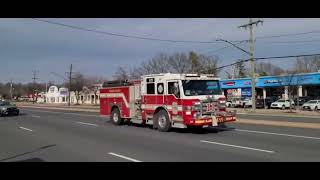 *MAJOR RESPONDS* Fairfax Fire Truck 411, Engine 411, BC406, Rescue Squad 411 Responding to a Box