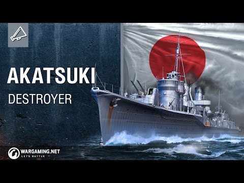 Japanese Destroyer: AKATSUKI