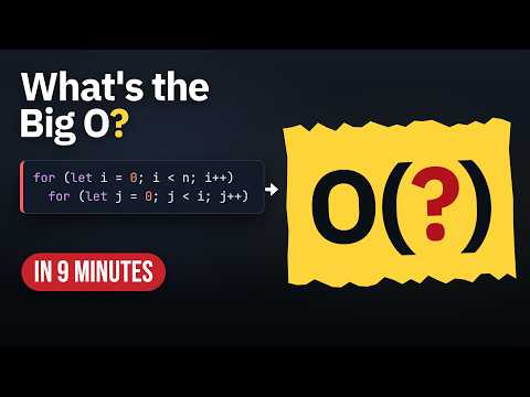 Big O Notation, Time & Space Complexity: Fast vs Slow Code
