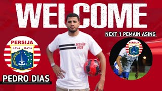 Persija Jakarta resmi Datangkan Pedro dias Next ada 1 pemain asing lagi👀