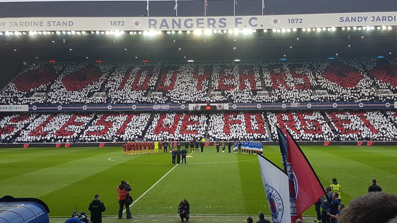 Rangers 7-1 Motherwell - Lest We Forget 11/11/18 - YouTube