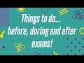 Tips for before, during and after revision | Advice from current students