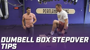 Dumbbell Box Step Over Tips
