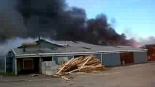 lumber yard fire