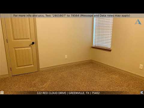 122 Red Cloud Drive, Greenville, TX home video tour