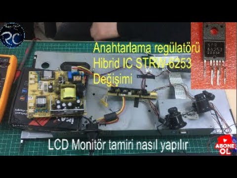 Lcd monitör arızası ve tamiri,Besleme kartı PWM Entegresi arızası ve çözümü(Power ışığı yanmıyor)