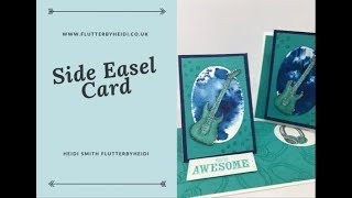 How to make a Side Easel Card Fun Fold CRAFT HOW TO Fun Fold #56