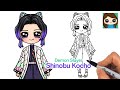 How to Draw Shinobu Kocho | Demon Slayer