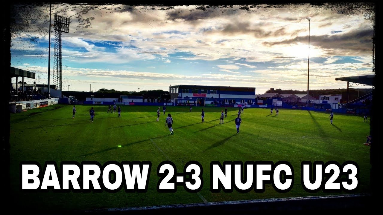 gamezone Match report | Barrow 2-3 Newcastle United U23
