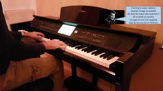 Johnny Hallyday - Je ne suis qu'un homme (piano cover) [HD]