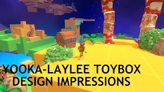 Yooka-Laylee Toybox Design Impressions Hey folks, I put together some of my design impressions from playing the Yooka-Laylee Toybox. Hope you enjoy. Twitter: https://