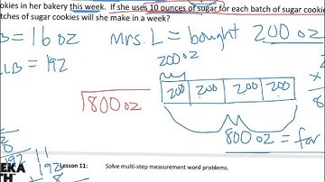 4th grade Module 7 Lesson 11 HW
