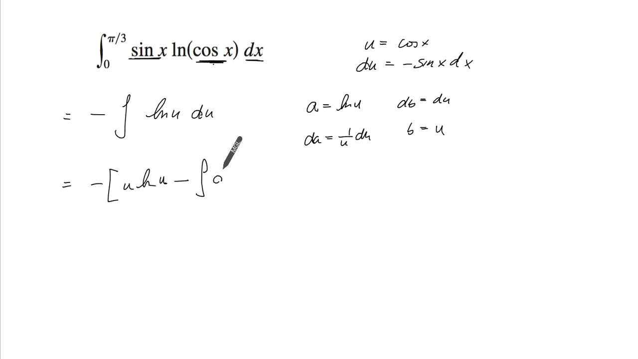 Integration by Parts example YouTube