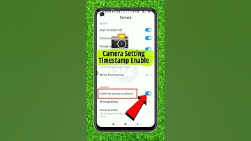 How to turn add time stamp on photos | Enable Add Time Stamp On Photos | Camera settings #shorts