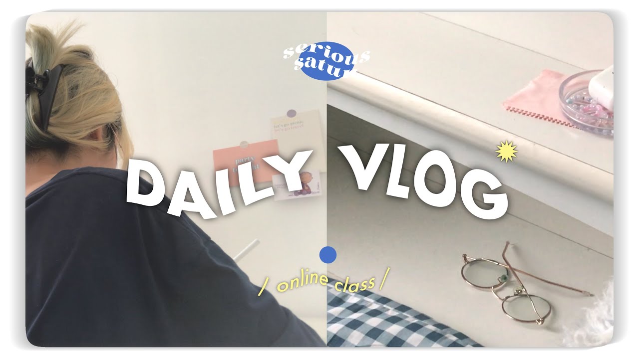 ไทย / daily vlog 🏠 🪥 ( online class , watch anime , skincare routine ) ✿ ㅈ ✿