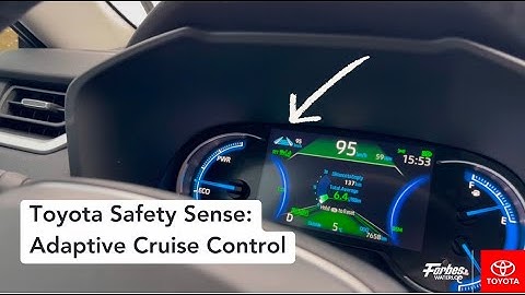 Toyota Safety Sense: Adaptive Cruise Control